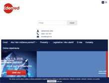Tablet Screenshot of edenred.sk